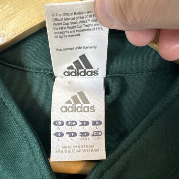 Adidas South Africa 2010 FIFA World Cup Track Jacket Green Yellow Men L Unisex - Picture 3 of 10